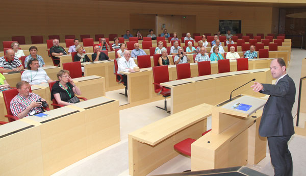 Meine erste Besuchergruppe im Bayerischen Landtag