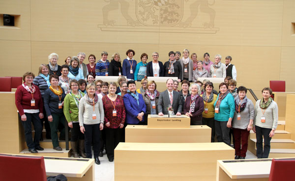 Diskussion mit Landfrauen